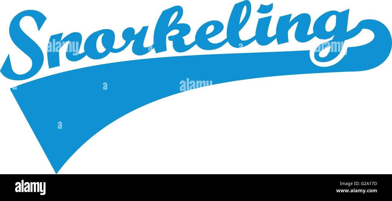 Snorkeling retro word Stock Vector Image & Art Alamy