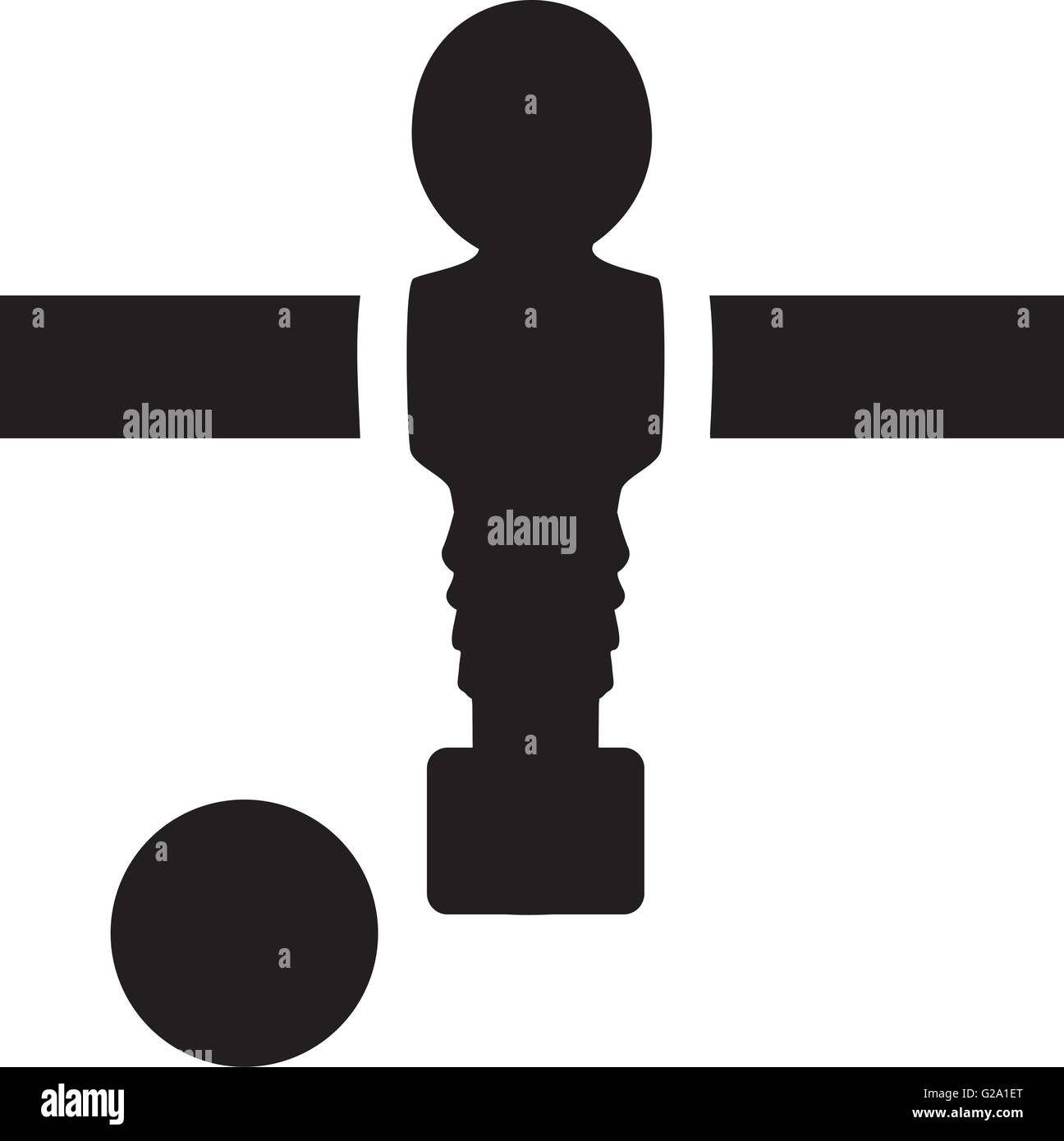 Table Football Icon Stock Vector Image & Art - Alamy