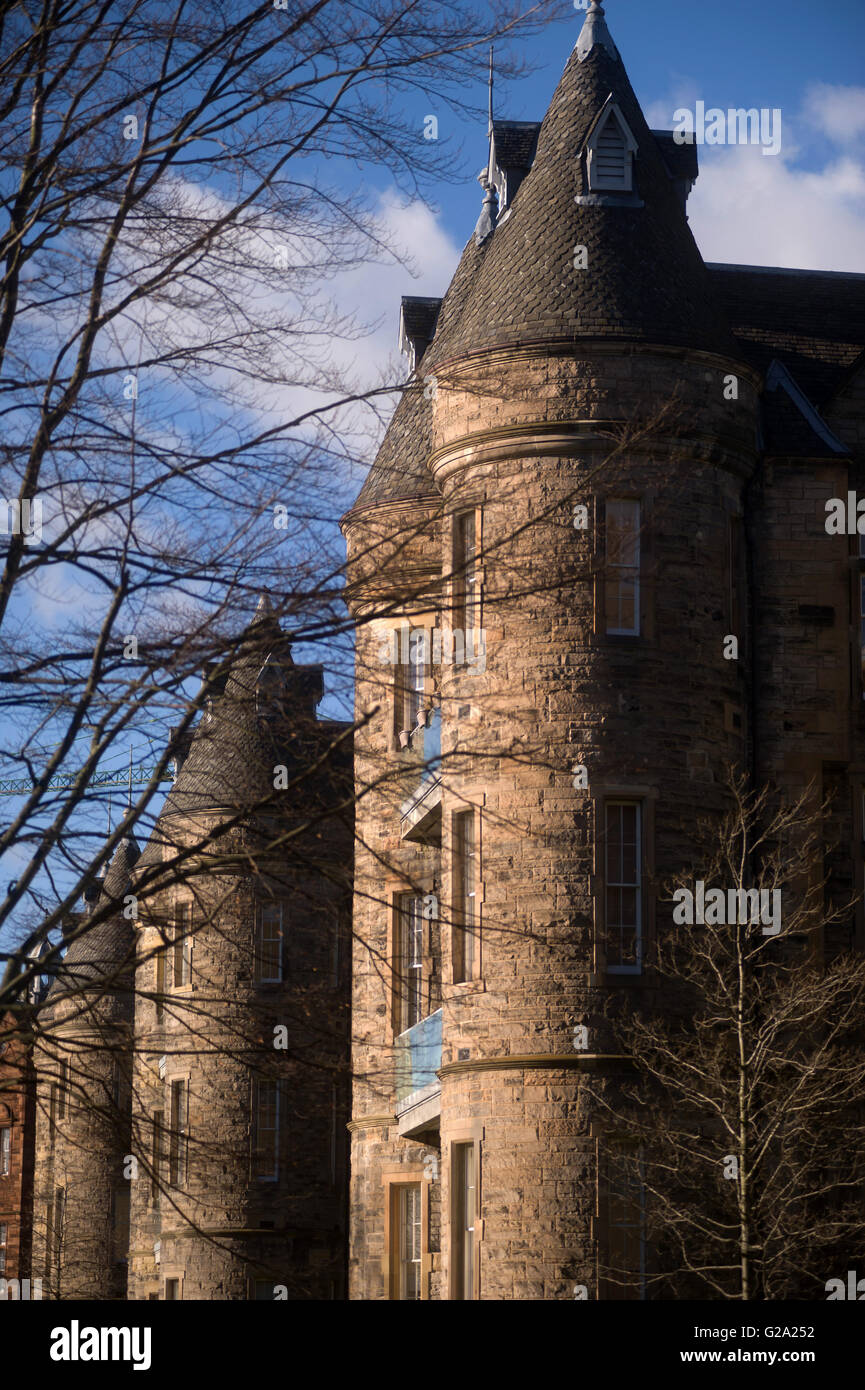 Old residential building, The Meadows, Edinburgh Stock Photo Alamy