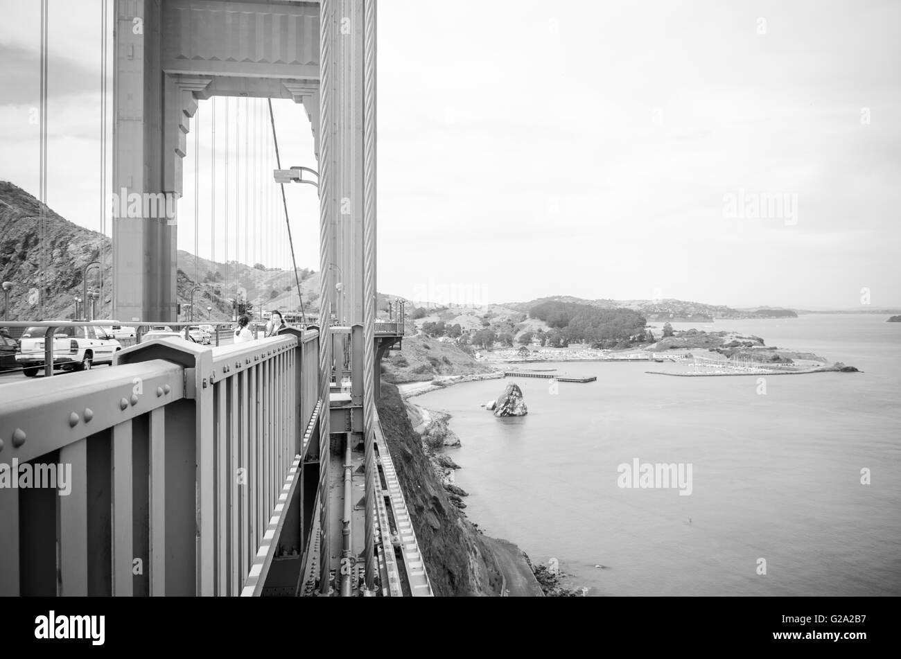 San Francisco, CA, EUA - July 01 2015: Golden Gate Bridge, San Francisco, California, USA. Stock Photo