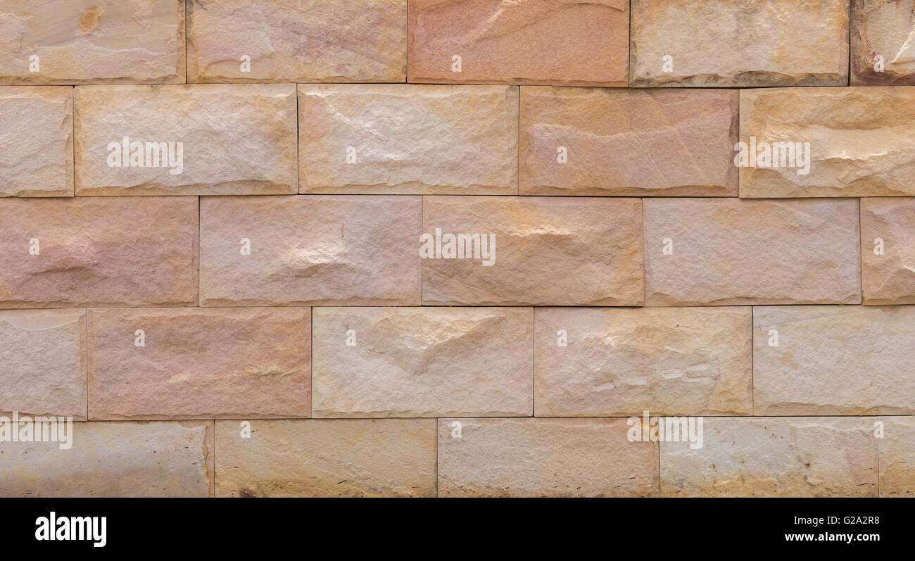 stone wall tiles, random pattern, abstract background Stock Photo - Alamy