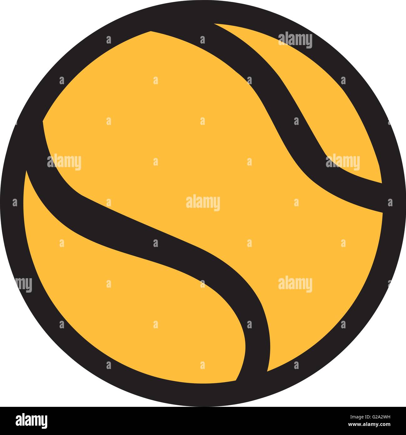 Tennis ball icon Stock Vector Image & Art - Alamy