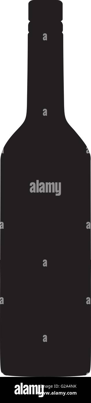 Pictogram of a wine bottle Stock Vector Image & Art - Alamy