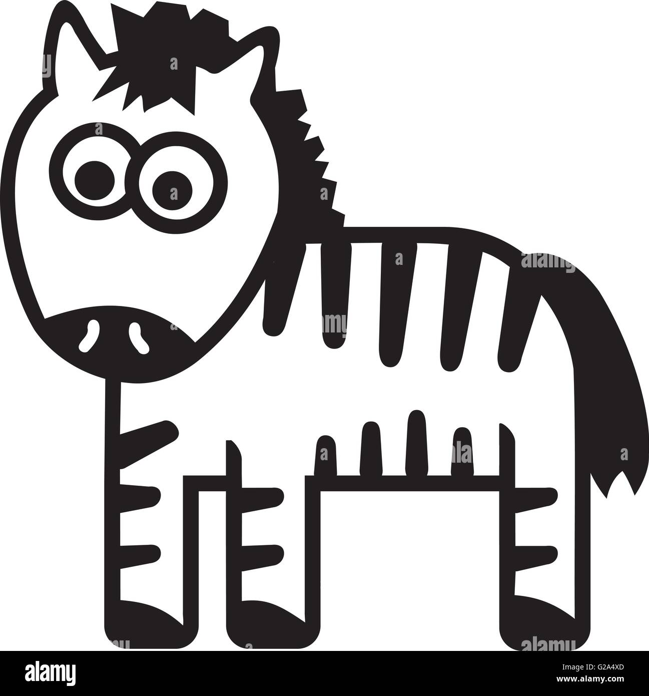 Zebra vectors hi-res stock photography and images - Alamy