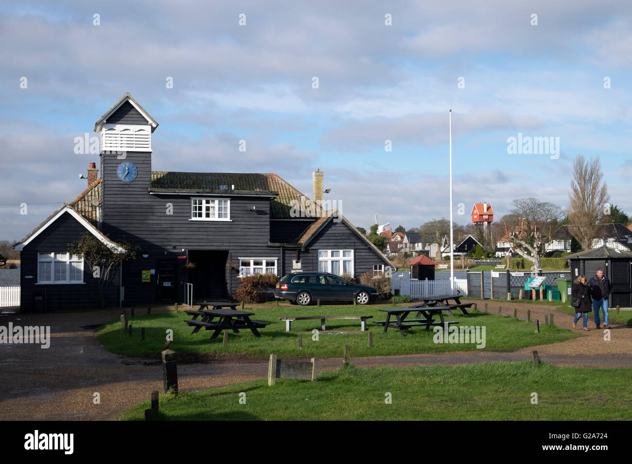 Thorpeness mere Suffolk England Stock Photo Alamy
