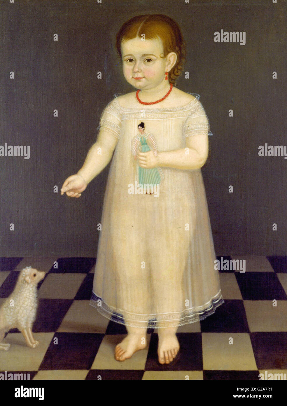 José María Estrada Portrait of Manuela Gutiérrez Museo Nacional de