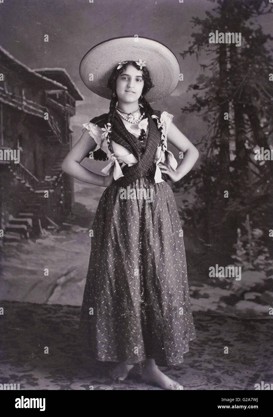 Guillermo Kahlo - Matilde Calderón y González - Museo Frida Kahlo Stock Photo