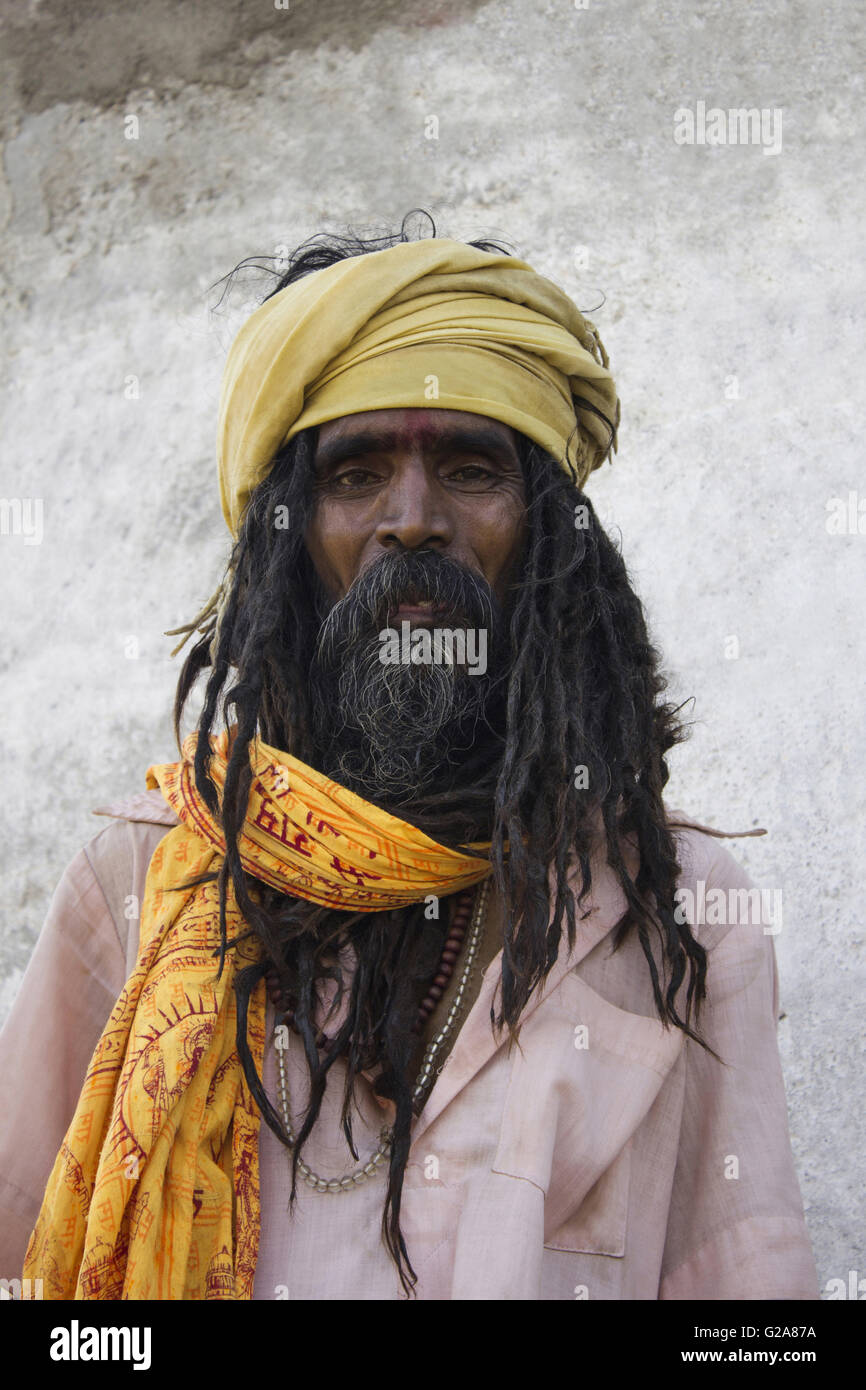 Baba of Bera, Bera, Rajasthan, India Stock Photo