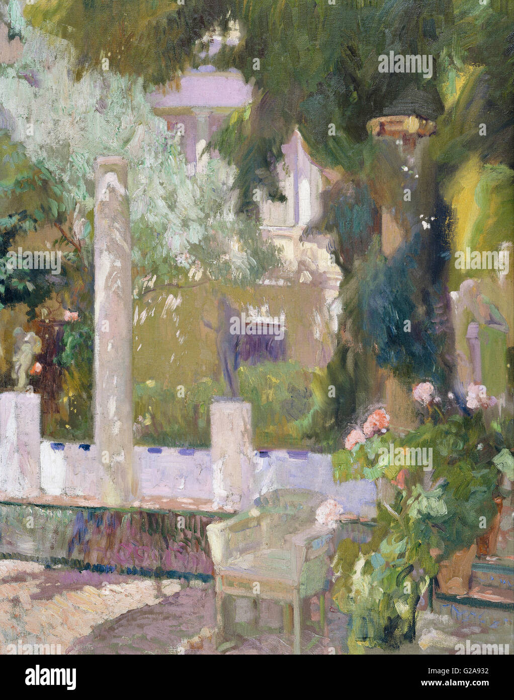 Joaquín Sorolla, The Gardens at the Sorolla Family House