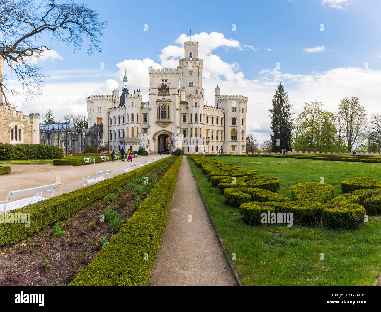 Hluboka Castle, South Bohemia, Czech Republic Stock Photo Alamy