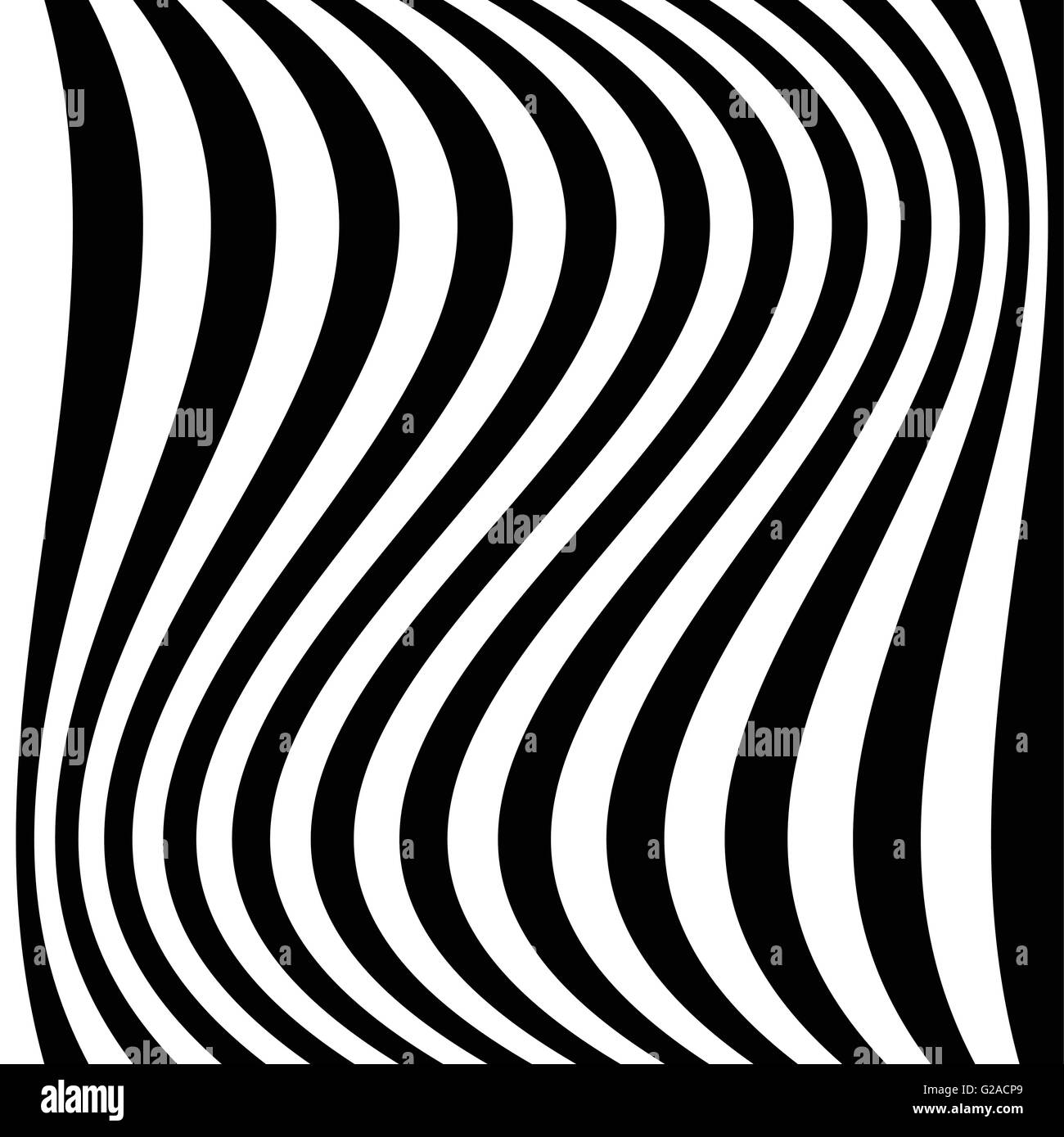 Asymmetric vertical lines with different distortions. Irregular ...