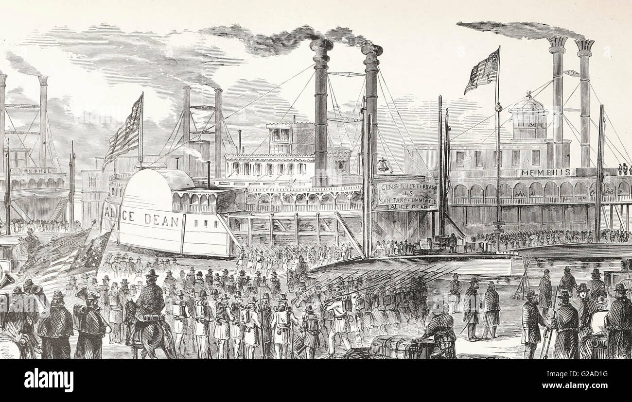 Reinforcements For Grants Army Leaving Memphis Tennessee USA Civil reinforcements-for-grants-army-leaving-memphis-tennessee-usa-civil