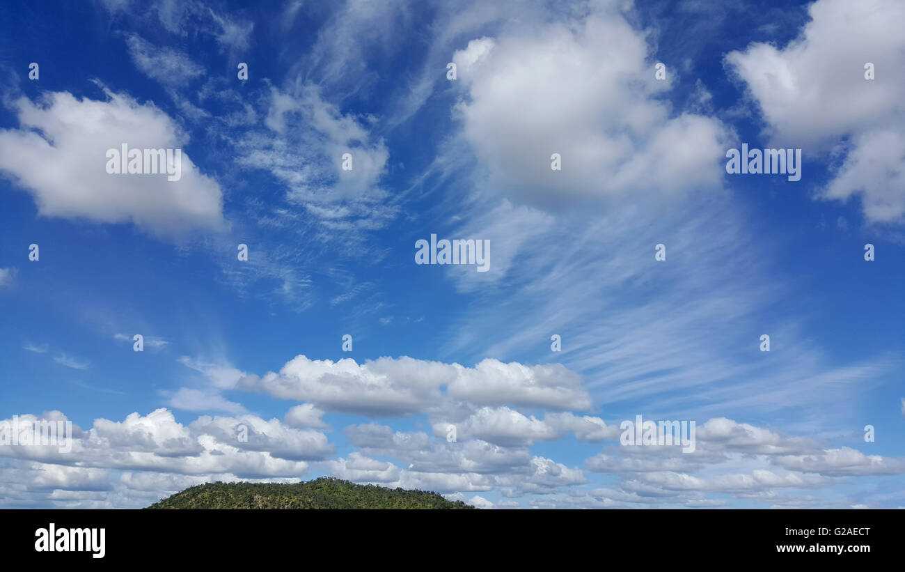 blue sky with lots of awesome clouds Stock Photo - Alamy