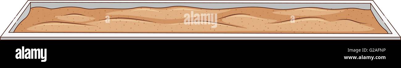 Sand pit for long jump illustration Stock Vector Image & Art - Alamy