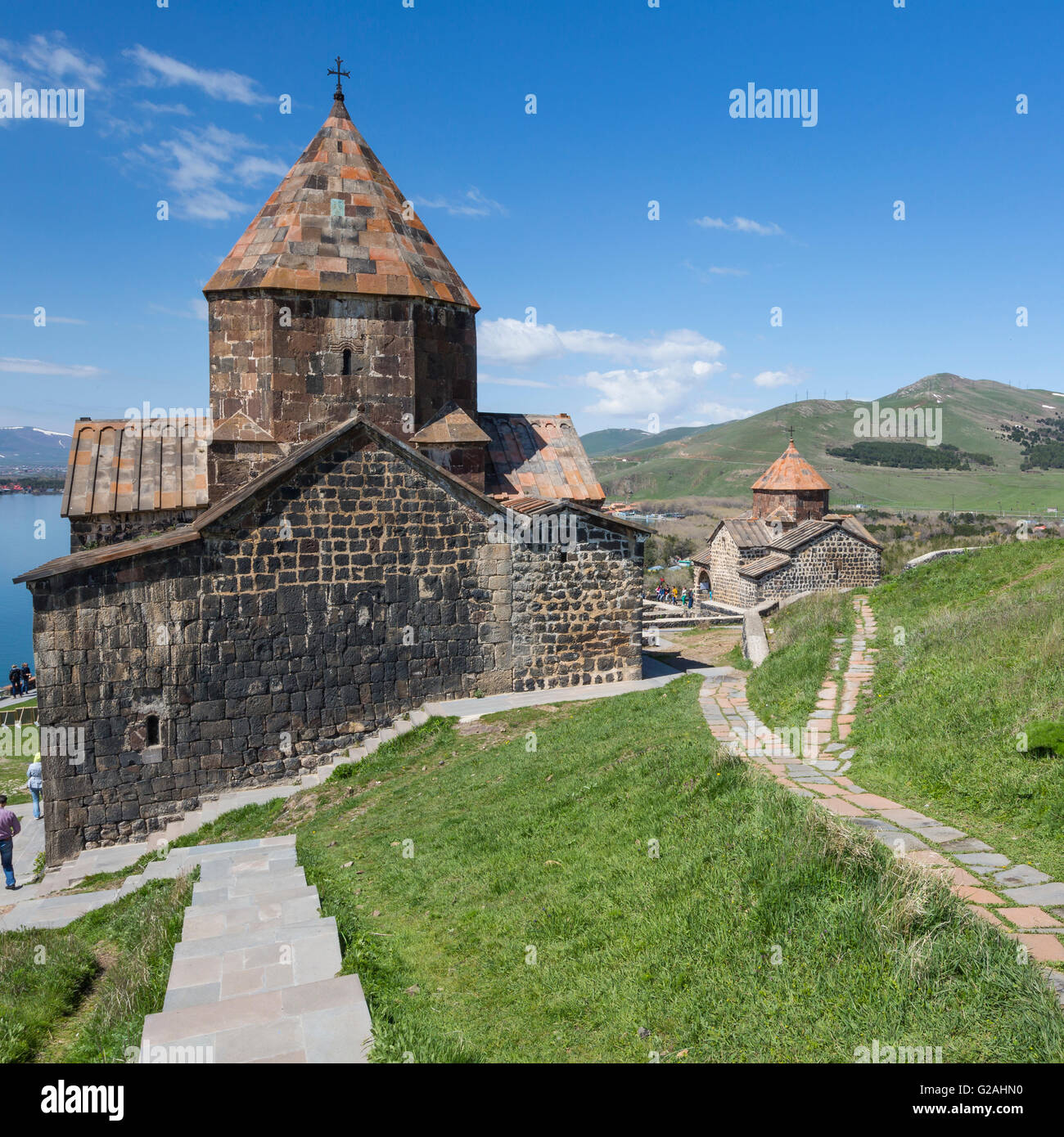 Lake sevan historical monument nature hi-res stock photography and ...