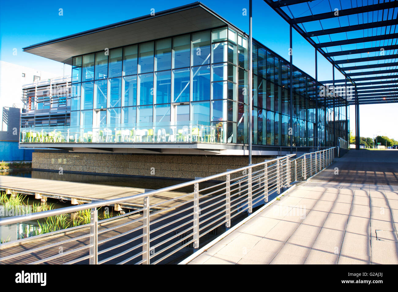 Hauser Forum , Cambridge Stock Photo