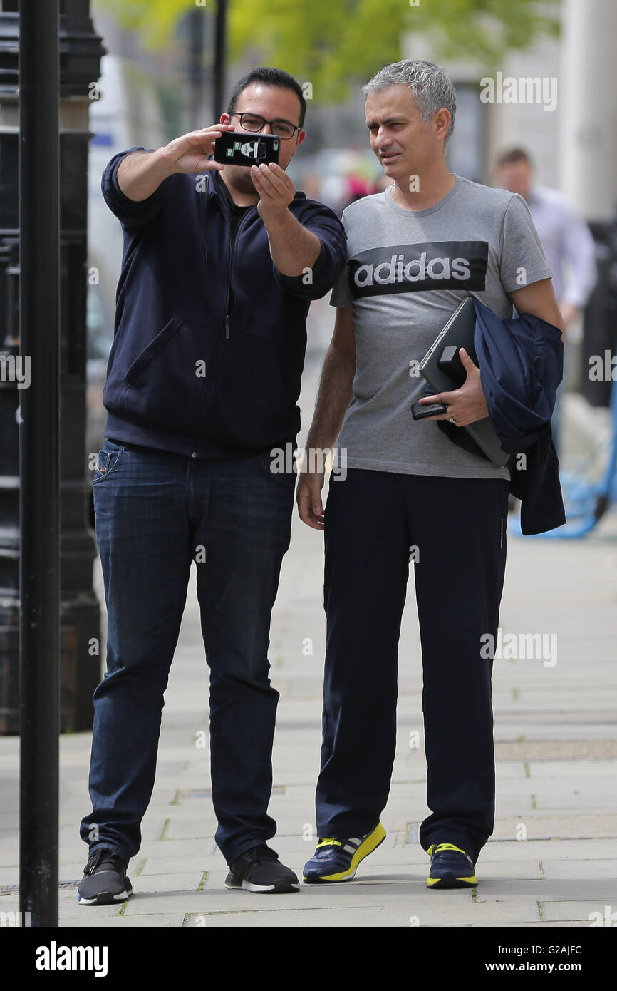 Football Manager Jose Mourinho Outside High Resolution Stock Photography  and Images - Alamy