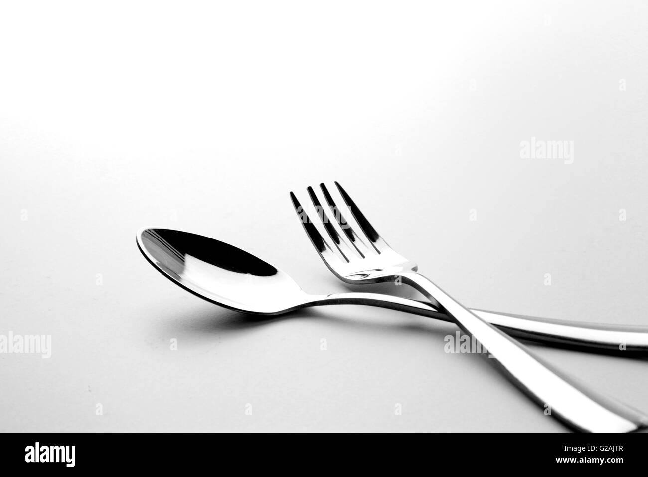 fork and spoon Stock Photo Alamy
