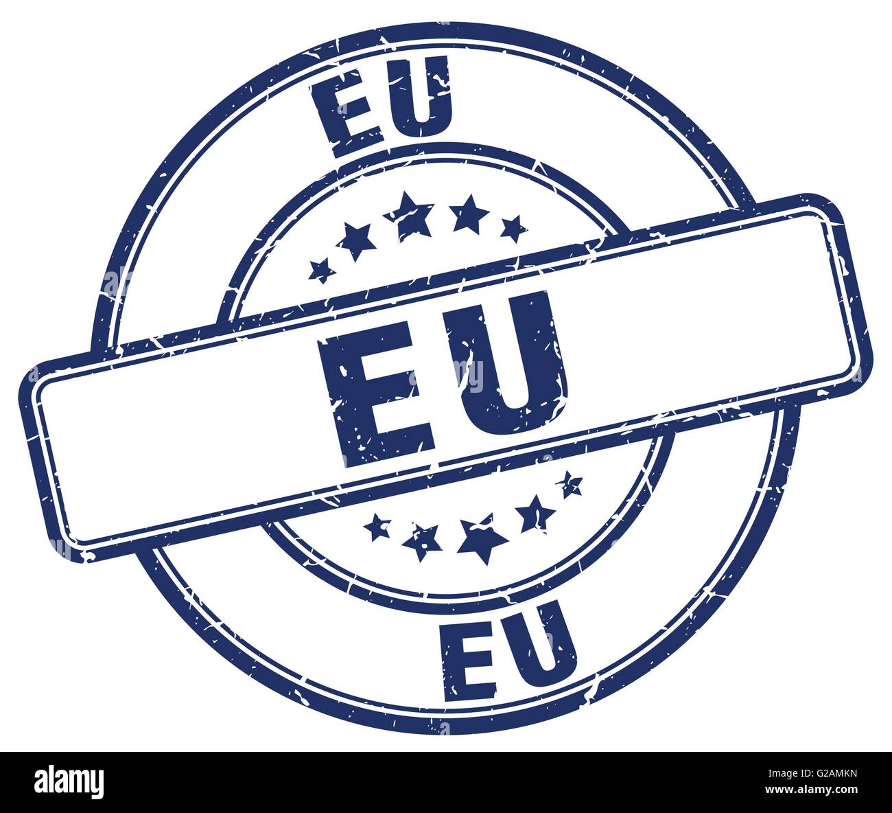 eu blue grunge round vintage rubber stamp Stock Vector Image & Art - Alamy