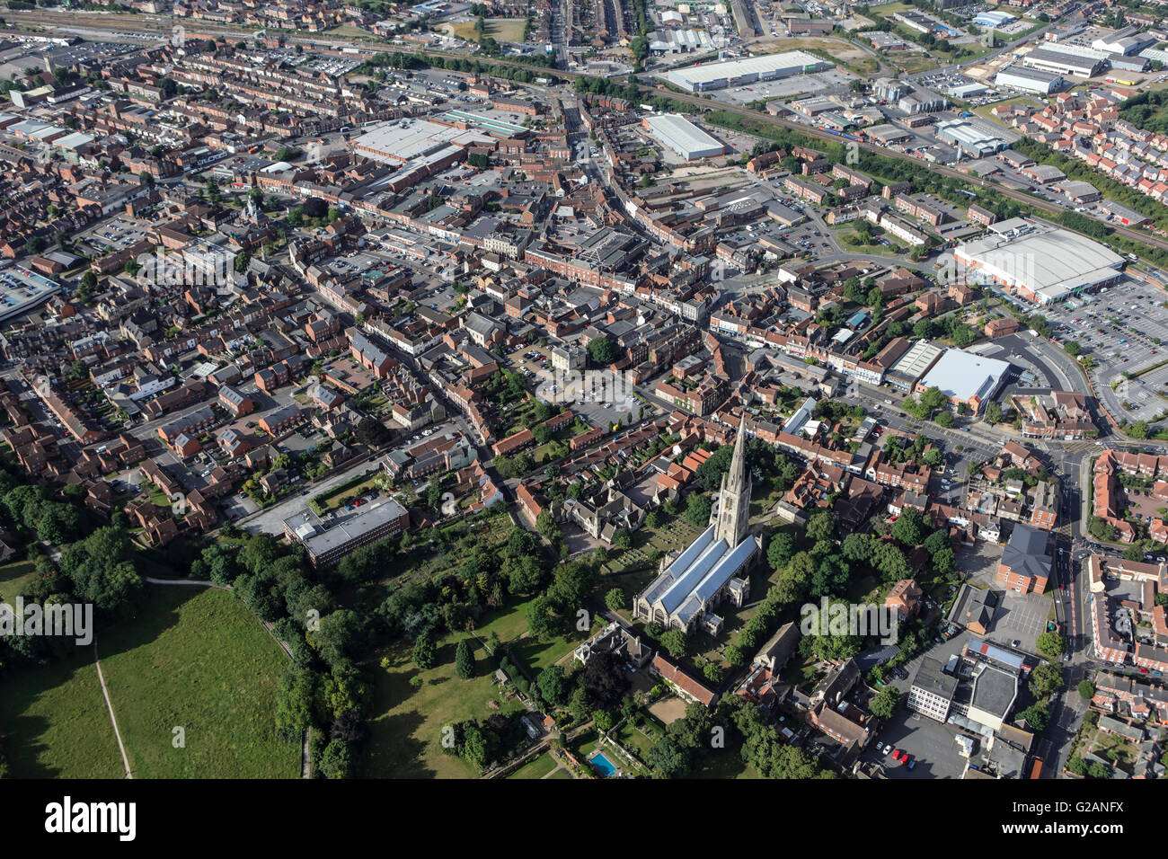 Grantham town centre hires stock photography and images Alamy