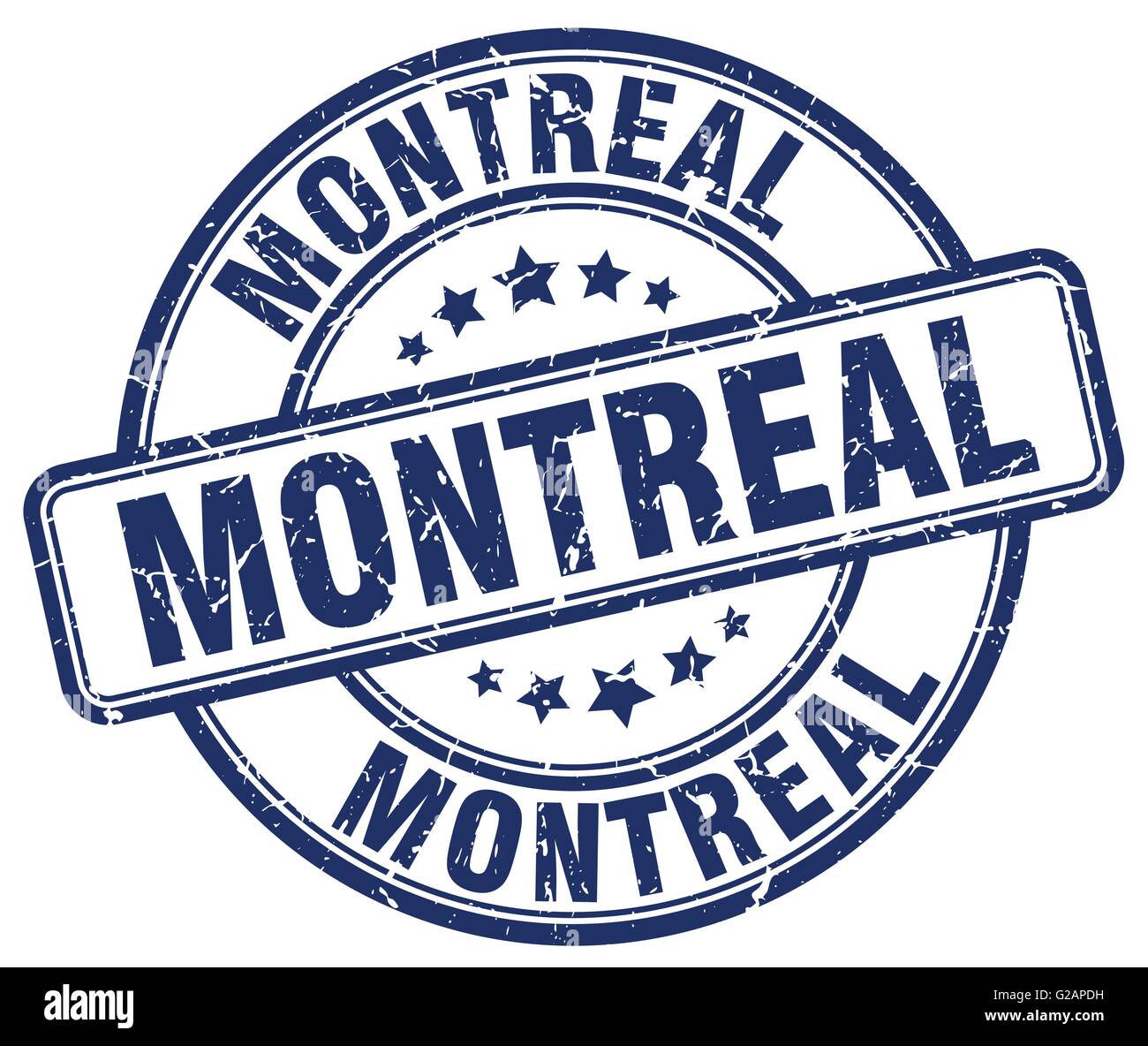 Montreal blue grunge round vintage rubber stamp Stock Vector Image & Art Alamy