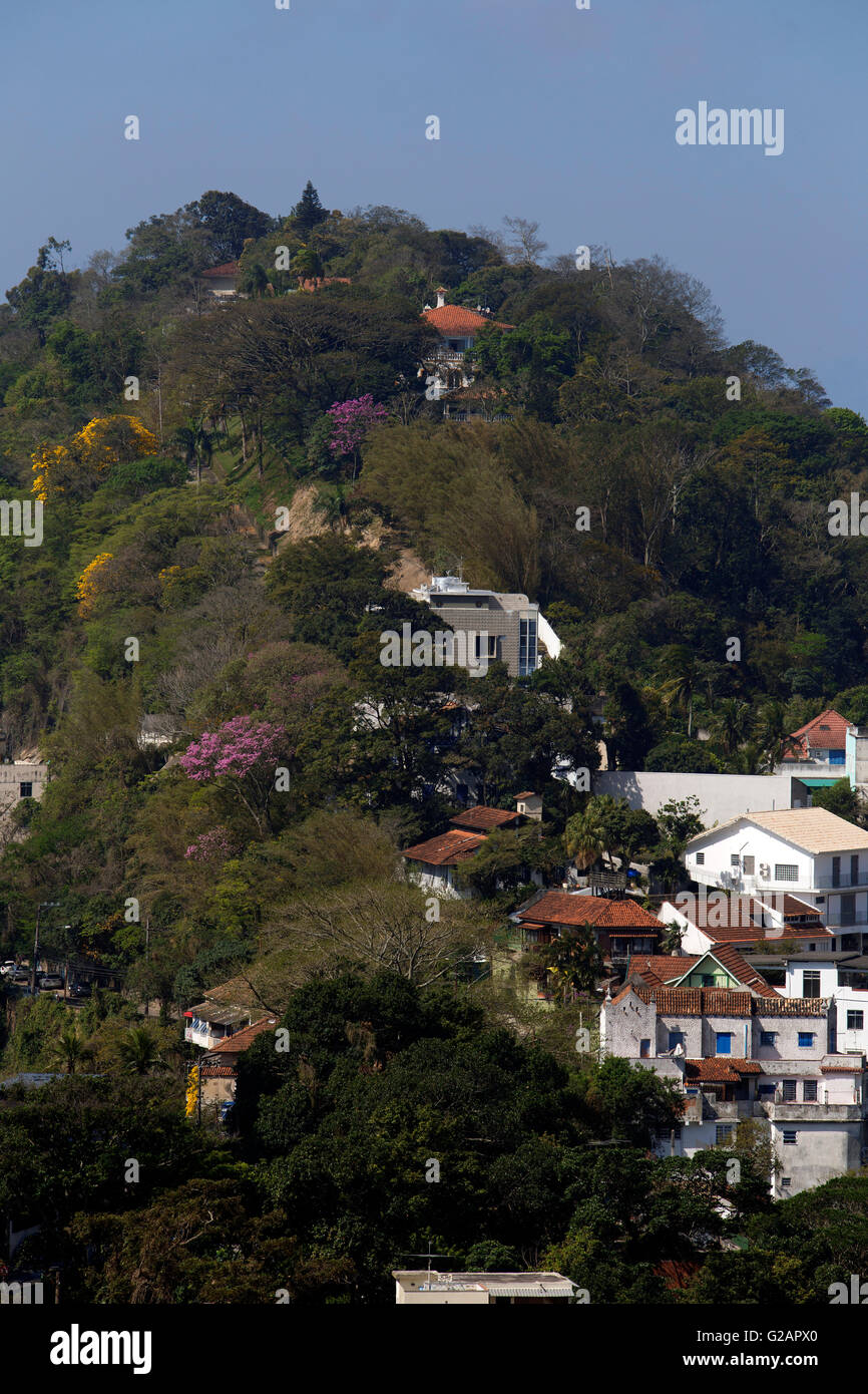 View of a small part of Santa Teresa neighborhood in the city of Rio de
