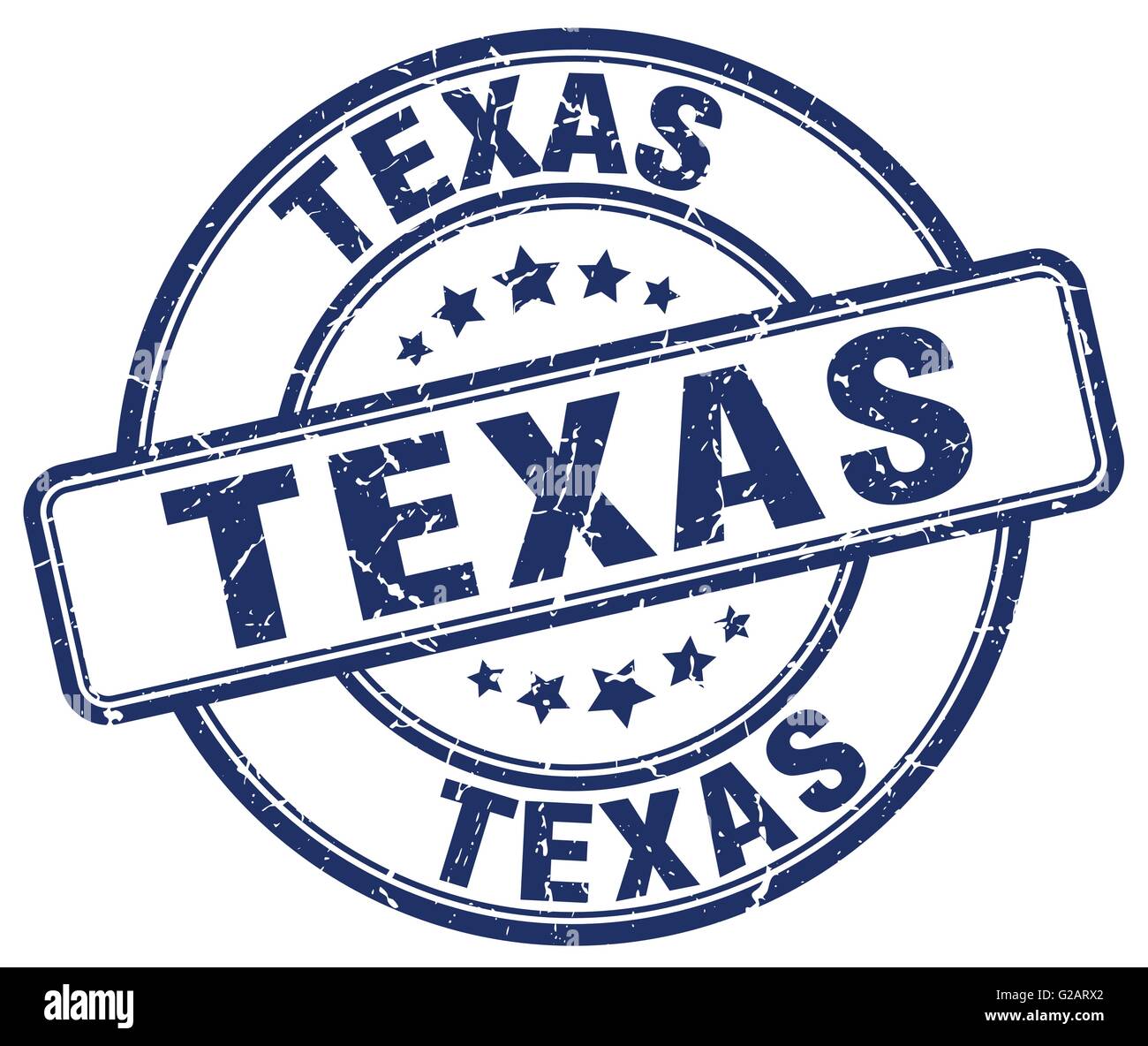 Texas blue grunge round vintage rubber stamp Stock Vector Image & Art ...