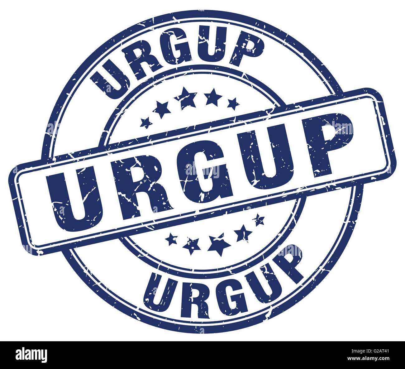 Urgup blue grunge round vintage rubber stamp Stock Vector Image & Art ...