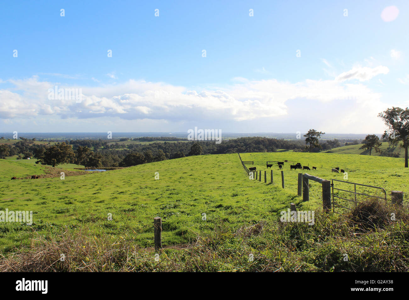The picturesque rural and farming area in the Ferguson Valley near