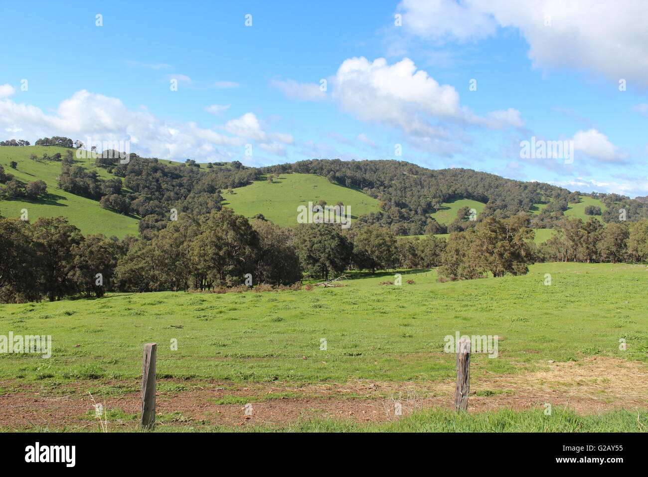 The picturesque rural and farming area in the Ferguson Valley near Dardanup South Western
