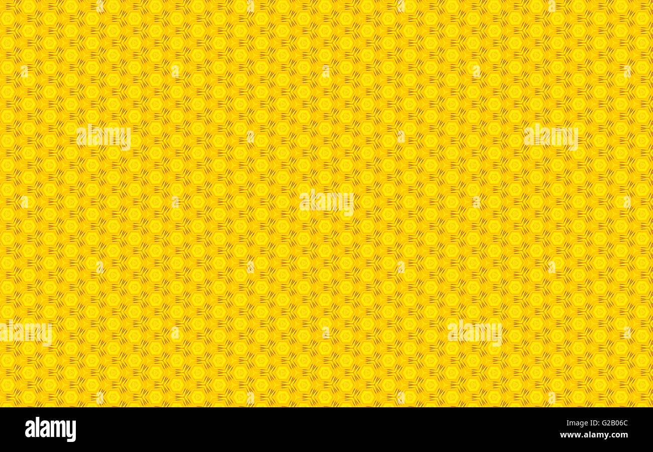 Yellow hexagonal vintage pattern background Stock Photo - Alamy