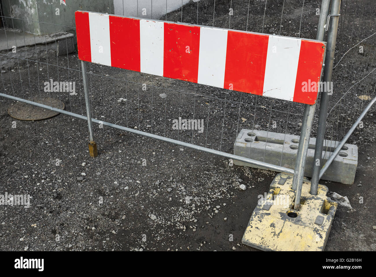 Red barrier hires stock photography and images Alamy