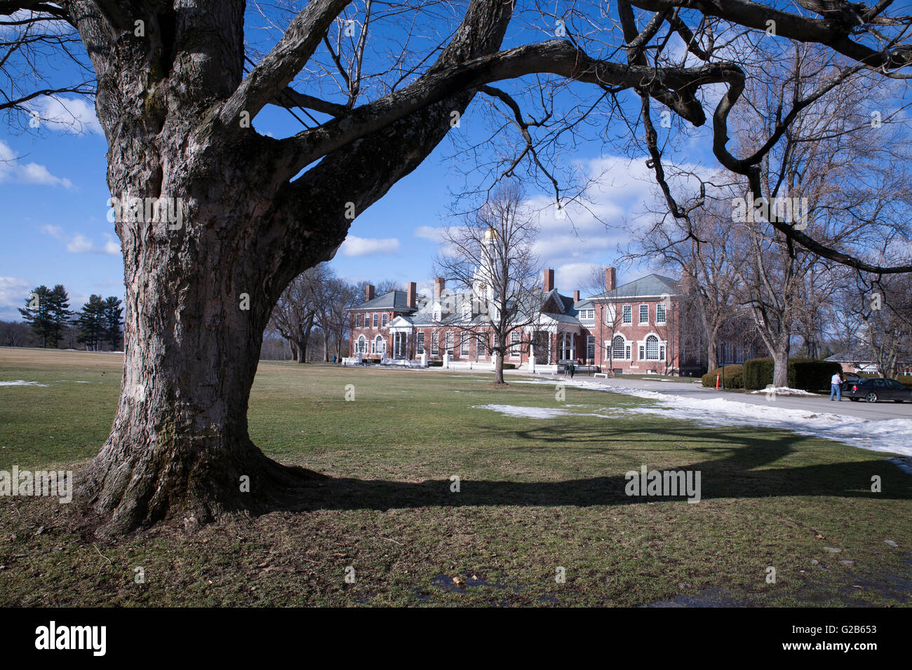 The Schoolhouse is the main building for classrooms and library, at