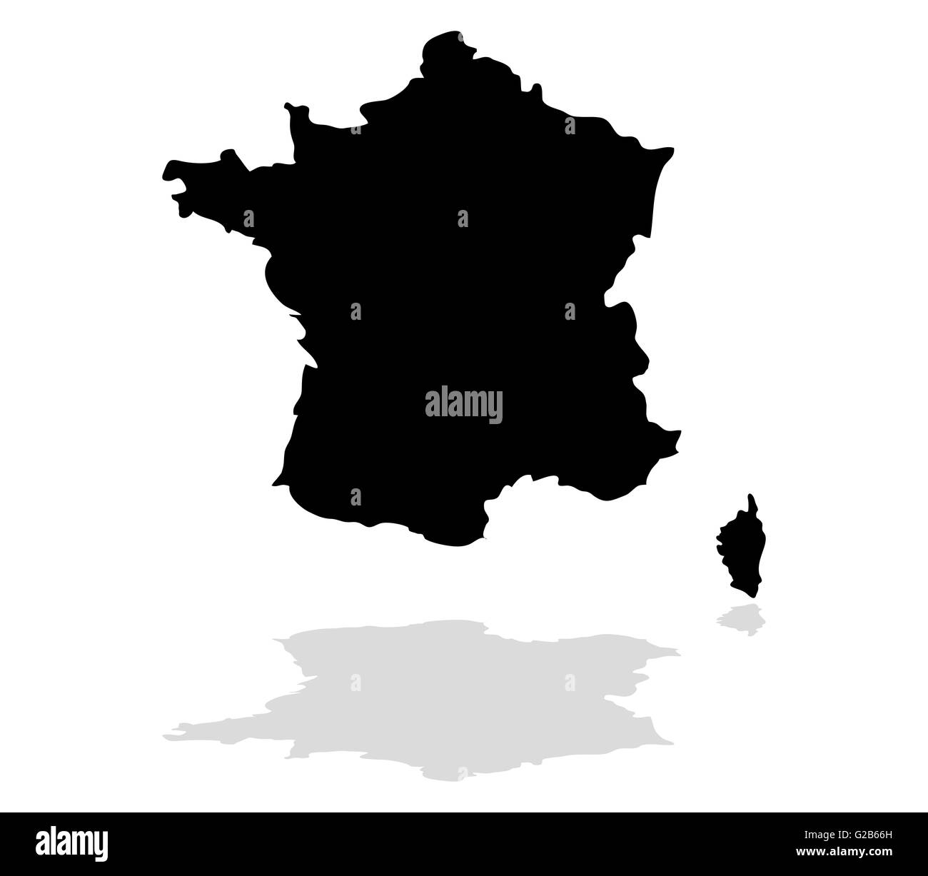 map of france Stock Photo - Alamy