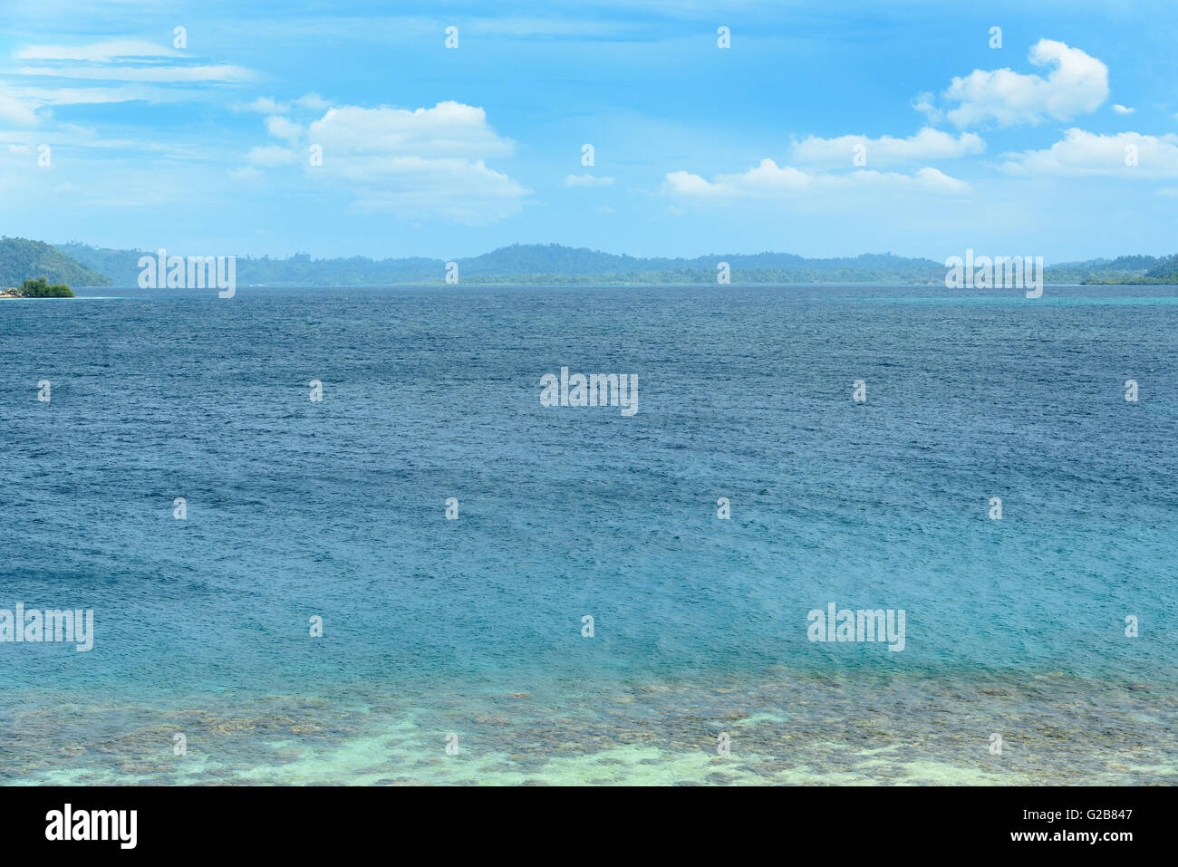 Blue water of the sea. Background texture Stock Photo - Alamy