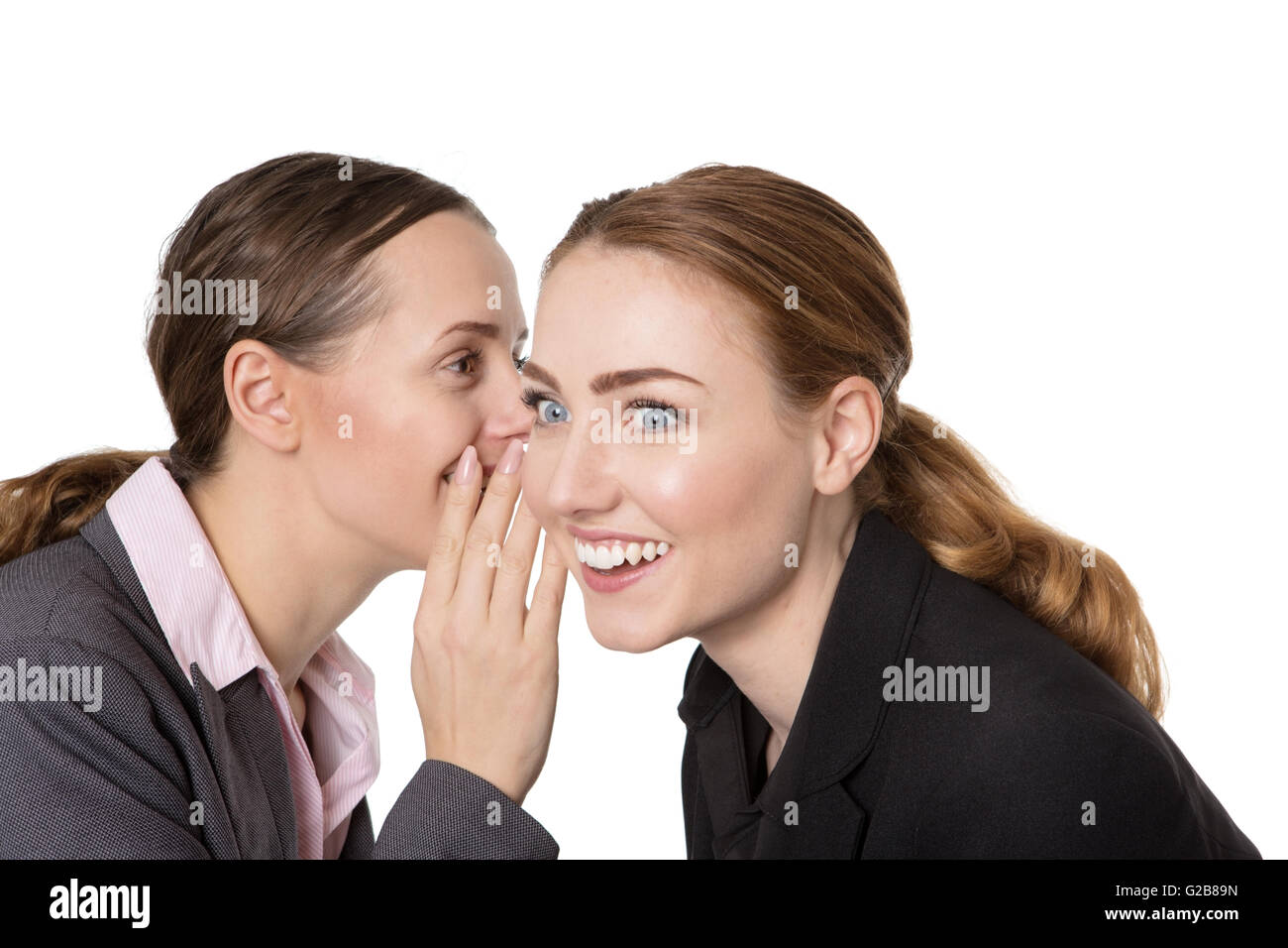 Two women in conversation close hi-res stock photography and images - Alamy