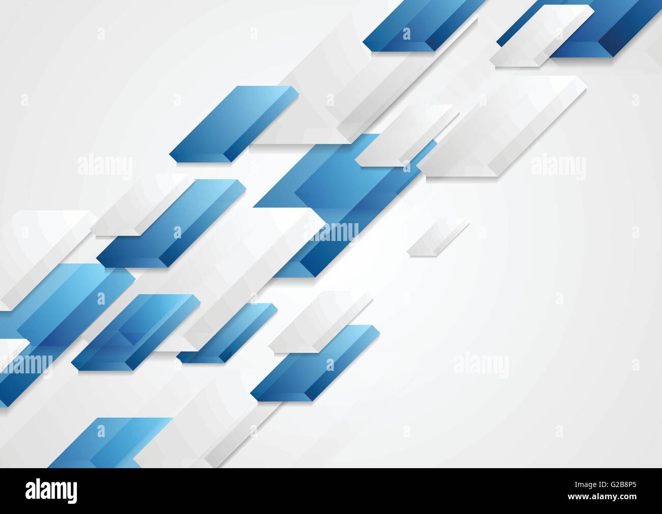 Abstract bright corporate tech 3d shapes background. Graphic vector ...