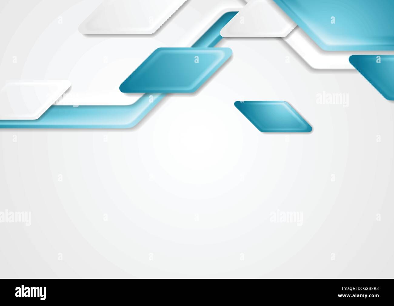 Abstract blue grey corporate tech background. Vector drawing graphic ...