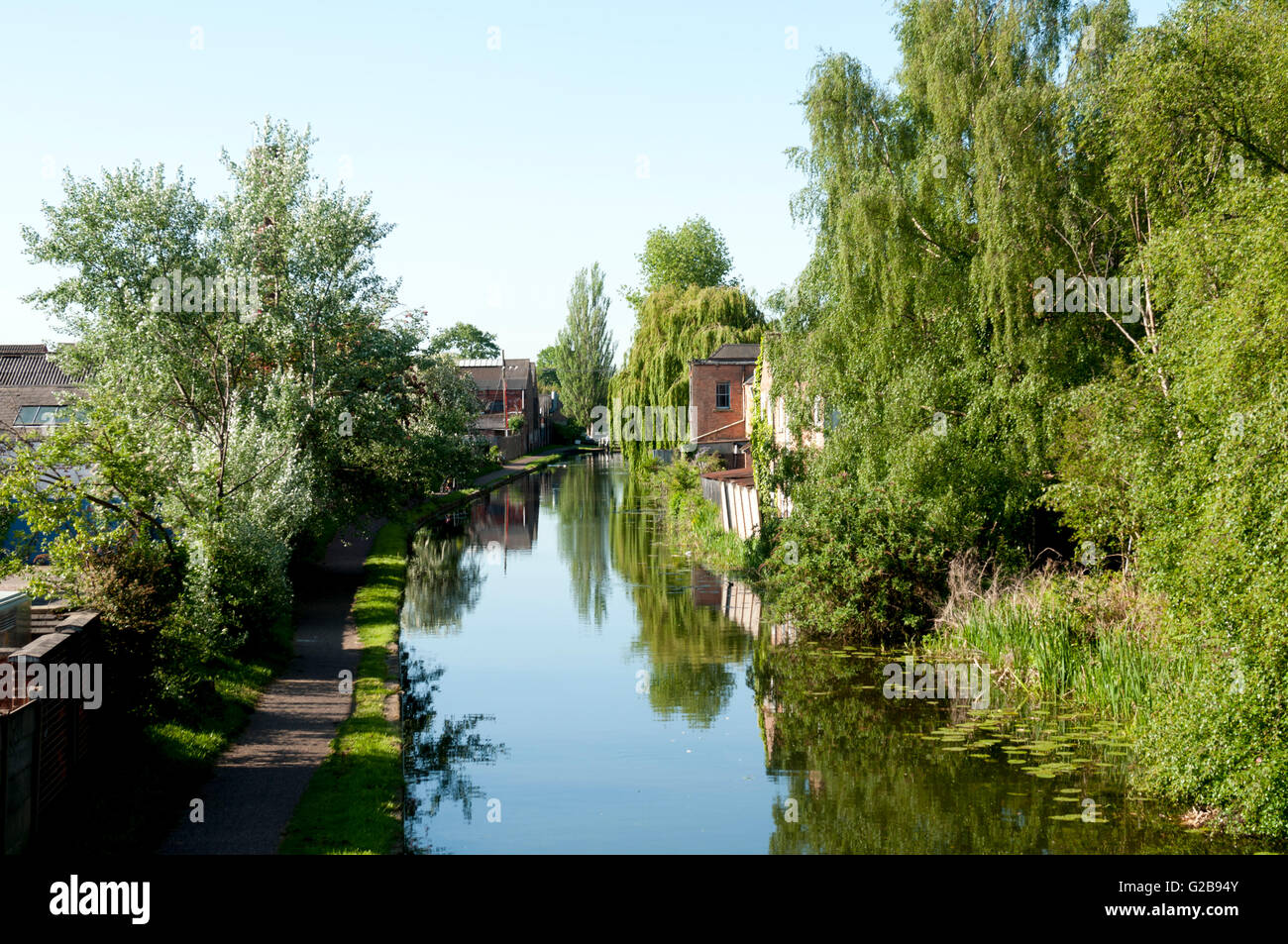 The Erewash Canal, Long Eaton, Derbyshire, England, UK Stock Photo Alamy