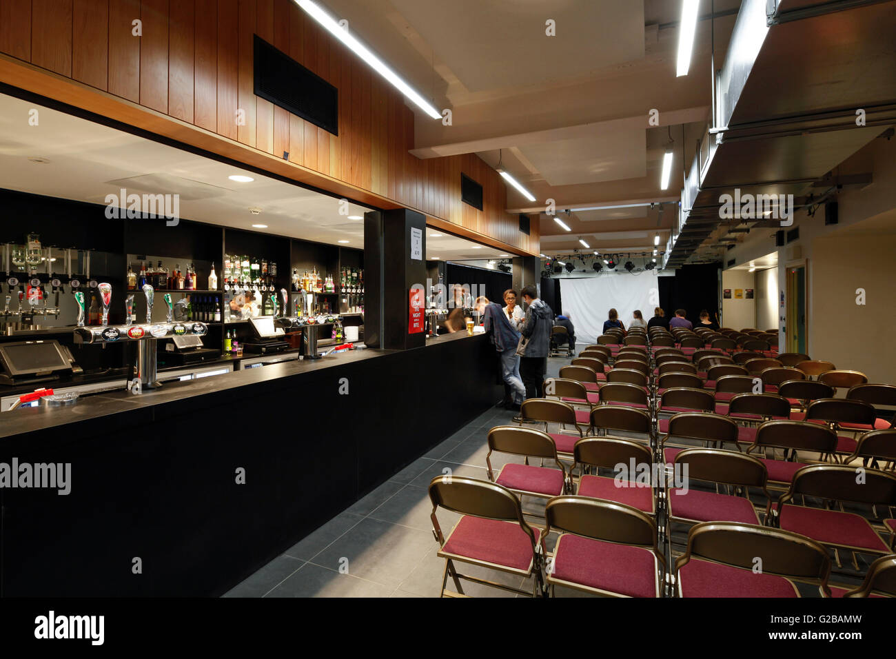 Richmond Building, University of Bristol Student's Union refurbishment. Activity Rooms, The Anson Rooms venue and bar spaces and link areas. Stock Photo