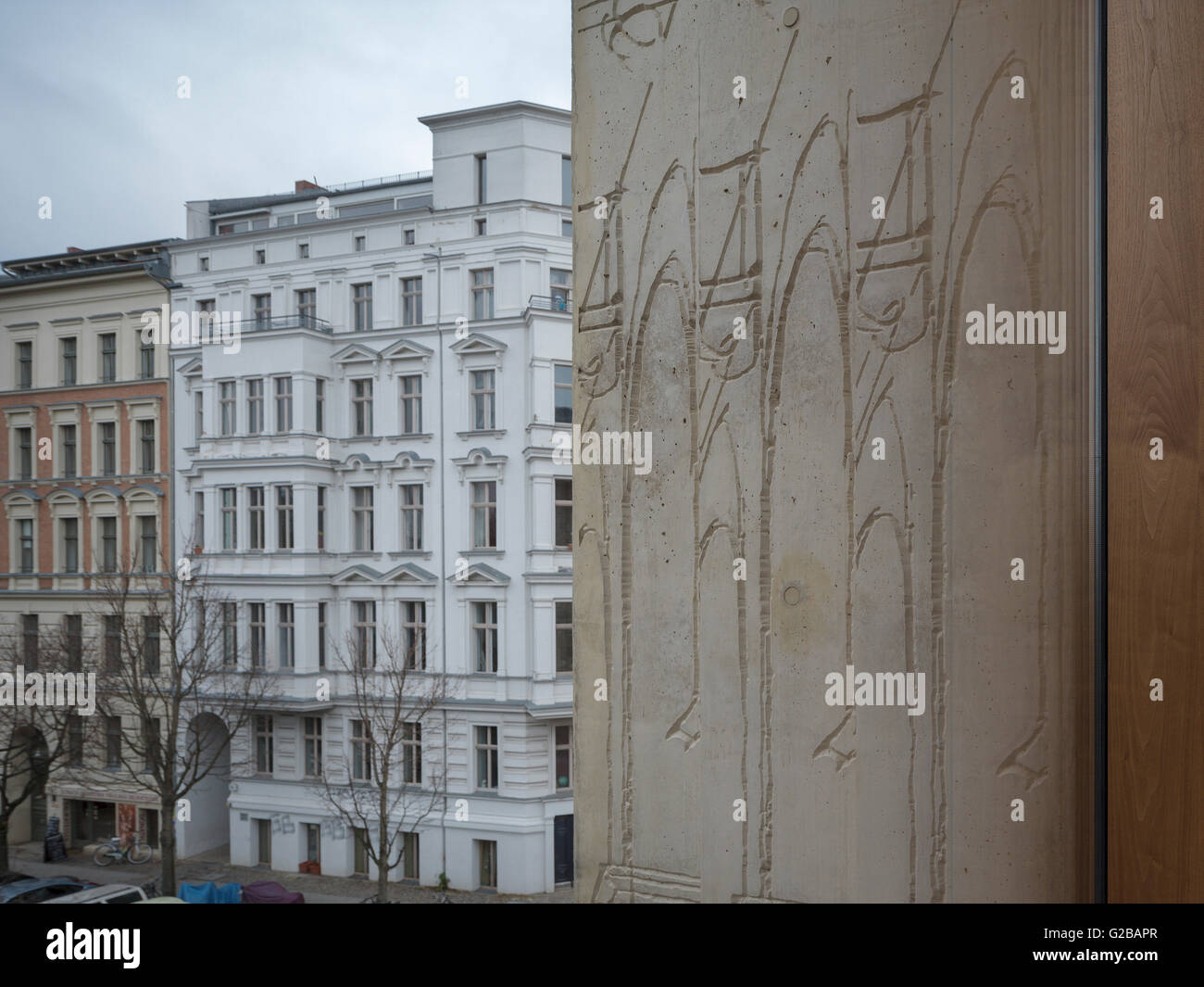 The Museum for Architectural Drawing in Berlin. Close up of