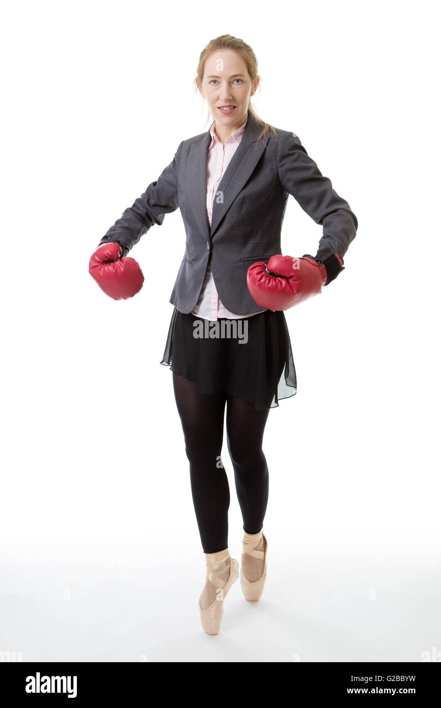Women fight shoes hi-res stock photography and images - Alamy
