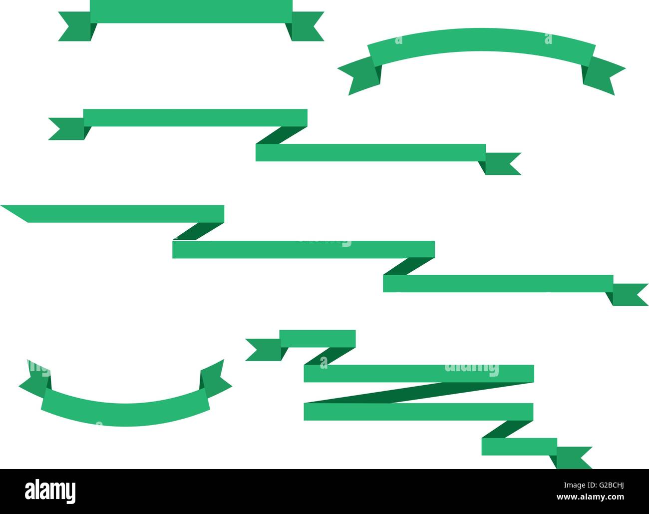 banner ribbons vector set Stock Vector Image & Art - Alamy