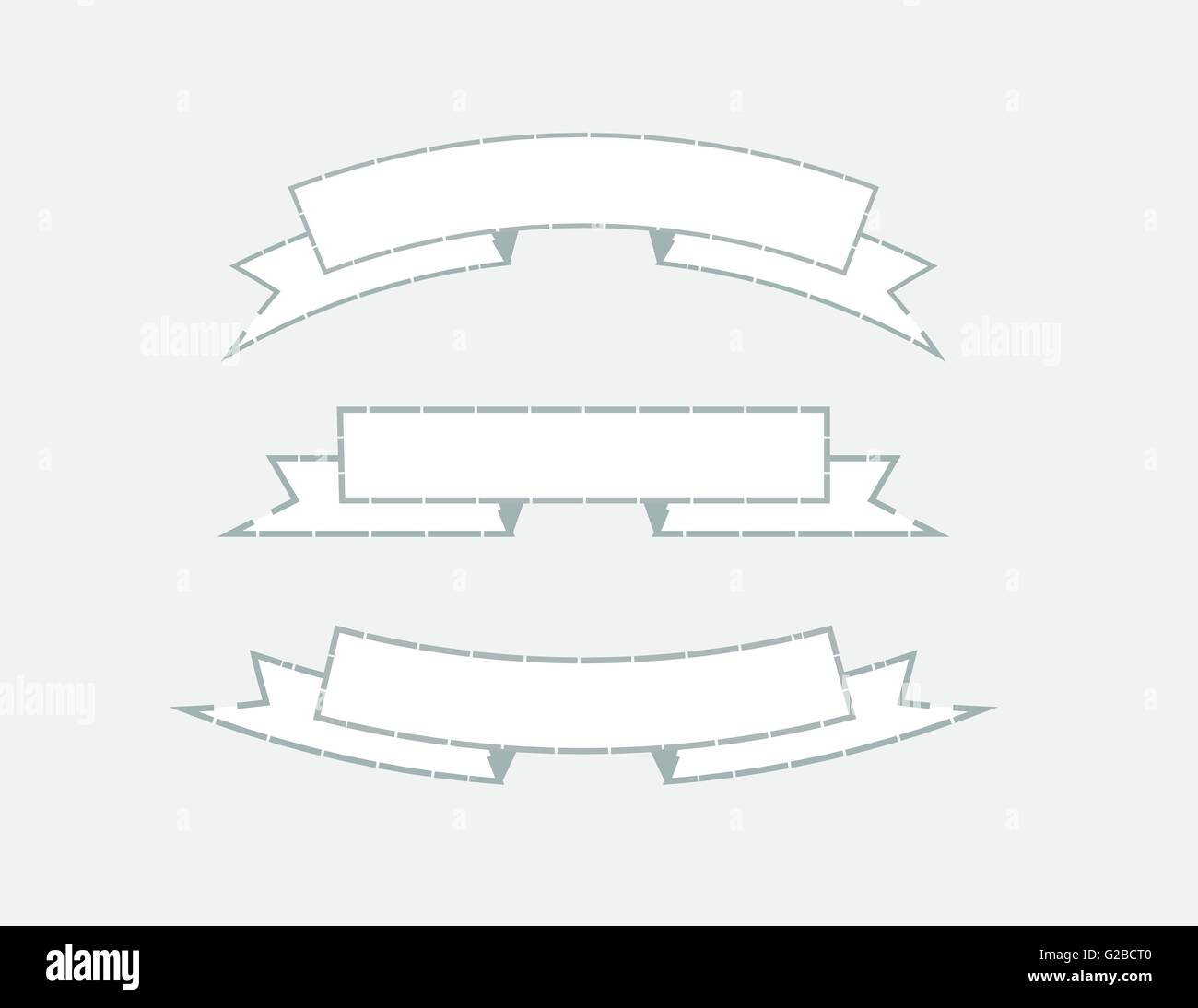 banner ribbons vector set Stock Vector Image & Art - Alamy
