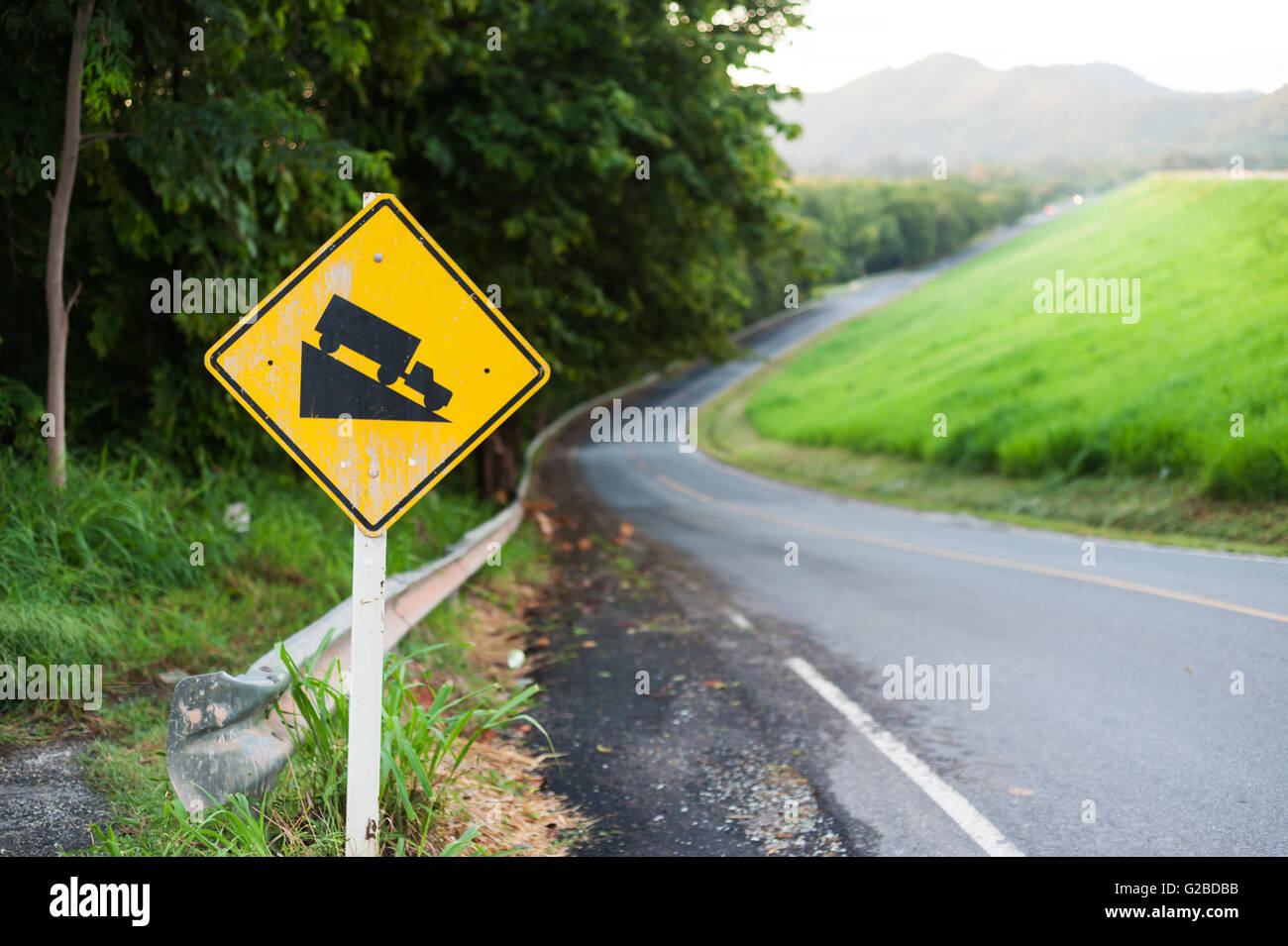 The Actual Maths: What Do the Percentages Mean on Steep Road Warning Signs?