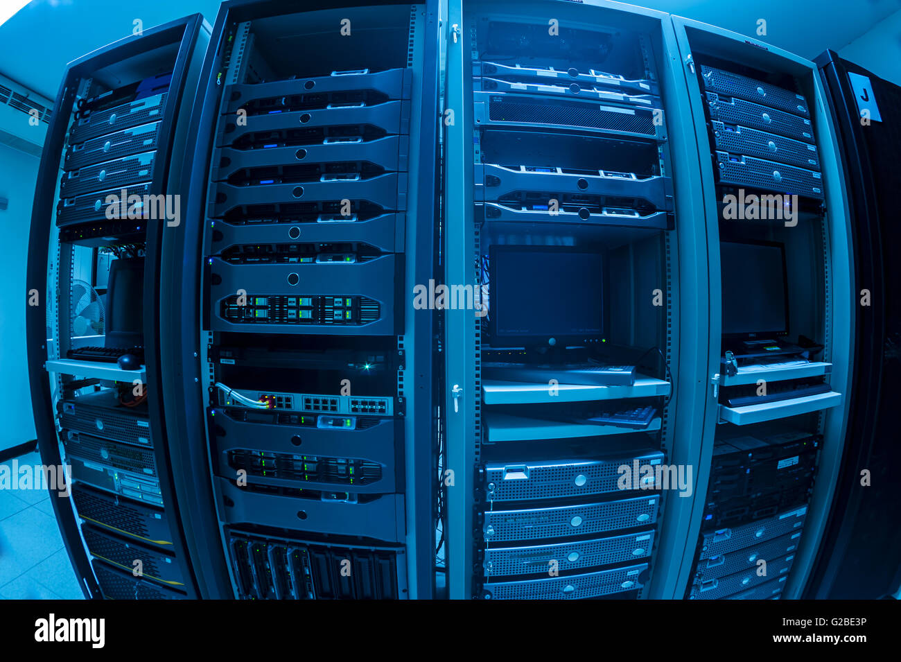 An Network servers in data room Stock Photo - Alamy