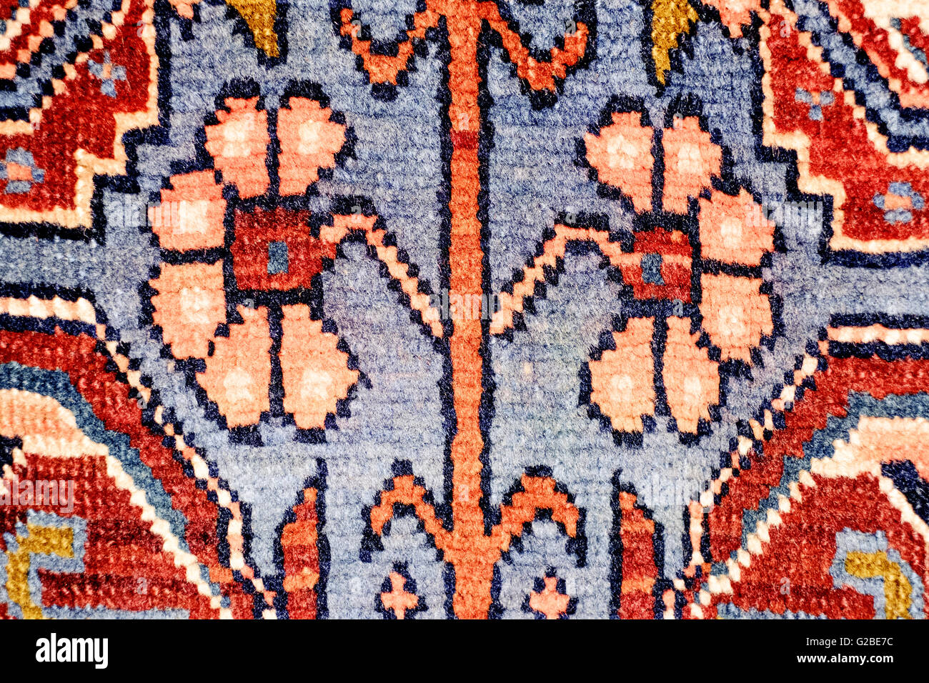 close up of an handmade carpet design detail Stock Photo Alamy