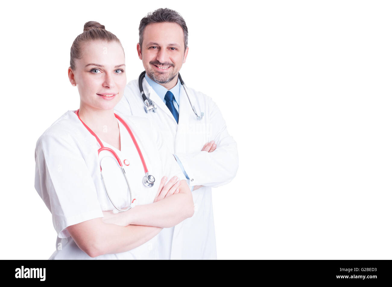 Medical team in coat hi-res stock photography and images - Alamy