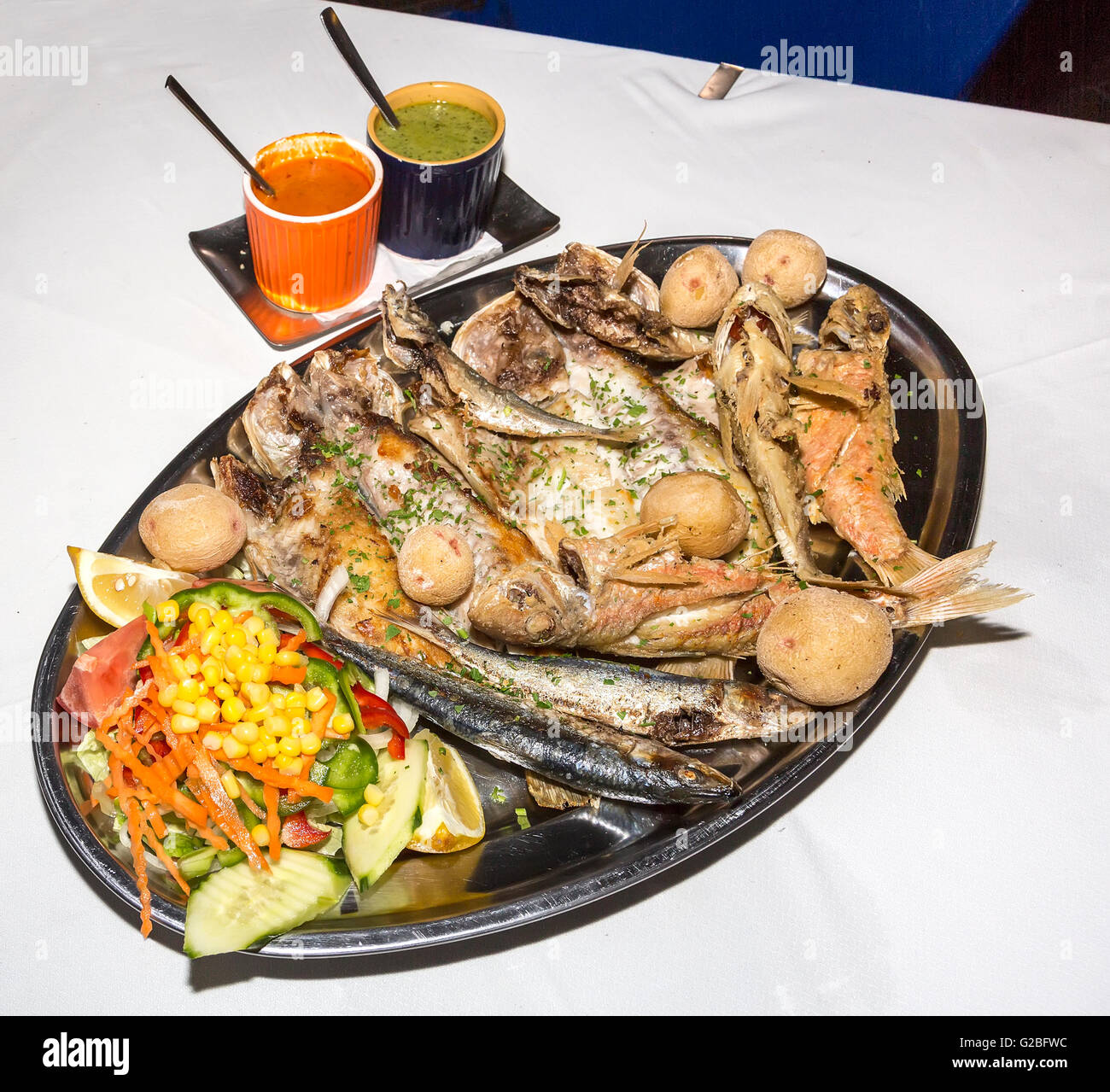 Mixed seafood platter hires stock photography and images Alamy