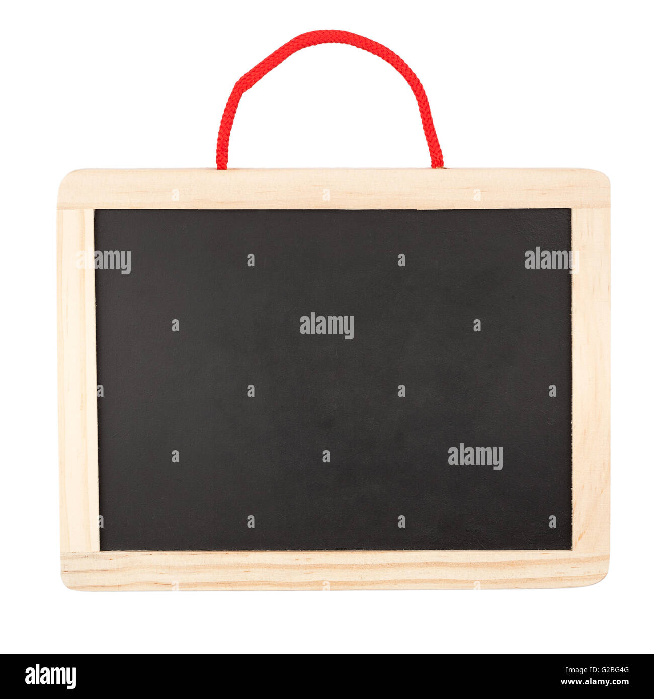 Small blank blackboard isolated on white background Stock Photo Alamy